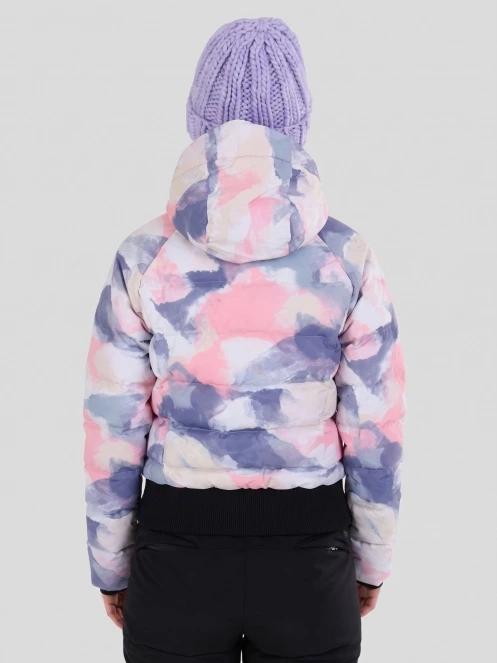 Fundango Zina Padded Jacket damski pikowana kurtka narciarska różowy 3