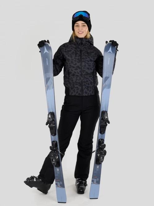 Fundango Zina Padded Jacket damski pikowana kurtka narciarska szary 4