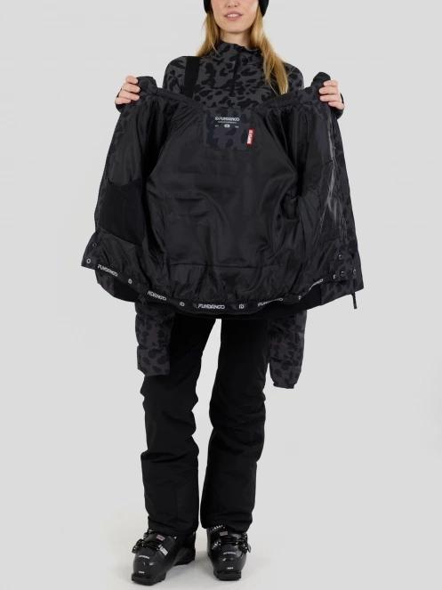 Fundango Zina Padded Jacket damski pikowana kurtka narciarska szary 5