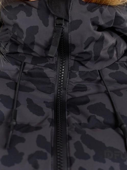 Fundango Zina Padded Jacket damski pikowana kurtka narciarska szary 9