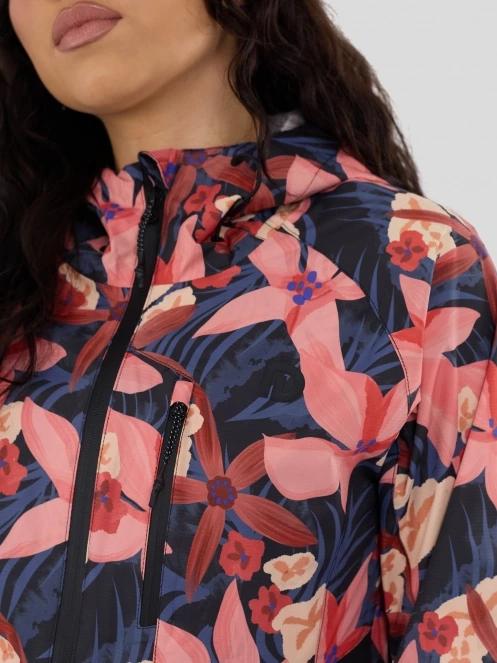 Fundango Piora II Waterproof Jacket damski plaszcz przeciwdeszczowy różowy 8