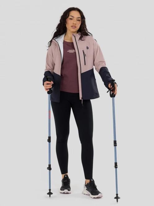 Fundango Piora II Waterproof Jacket damski plaszcz przeciwdeszczowy różowy 5