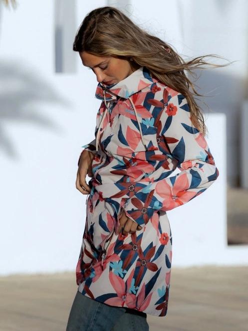 Fundango Regina III Waterproof Trench Jacket damski plaszcz przeciwdeszczowy piasek 9