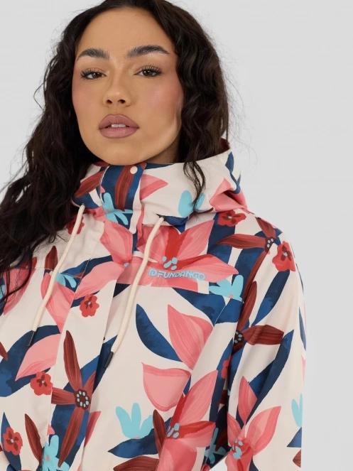 Fundango Regina III Waterproof Trench Jacket damski plaszcz przeciwdeszczowy piasek 6