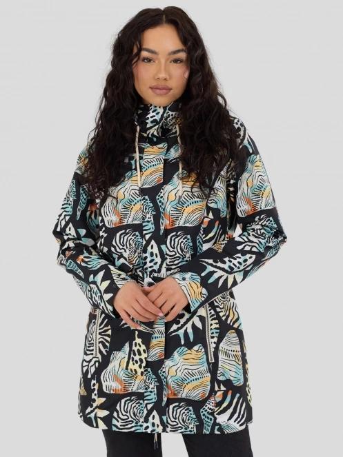 Fundango Regina III Waterproof Trench Jacket damski plaszcz przeciwdeszczowy czarny 2