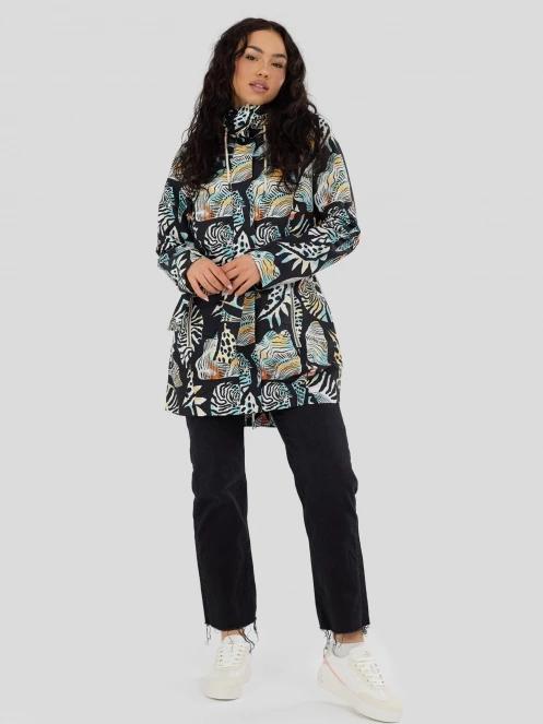 Fundango Regina III Waterproof Trench Jacket damski plaszcz przeciwdeszczowy czarny 4