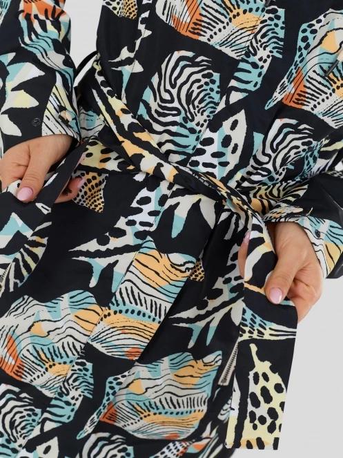 Fundango Regina III Waterproof Trench Jacket damski plaszcz przeciwdeszczowy czarny 5