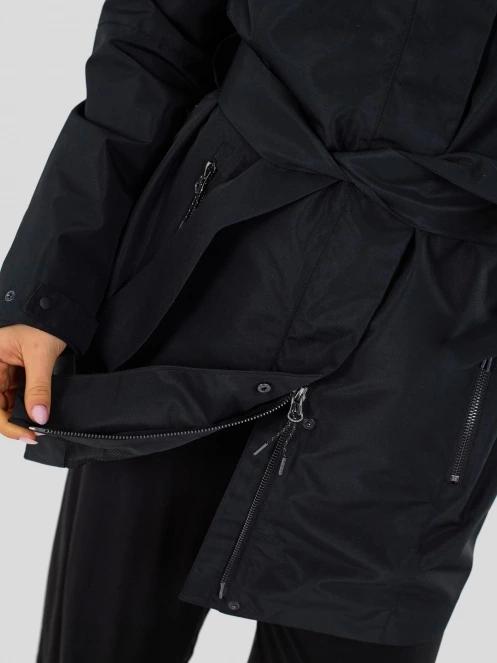 Fundango Regina III Waterproof Trench Jacket damski plaszcz przeciwdeszczowy czarny 9