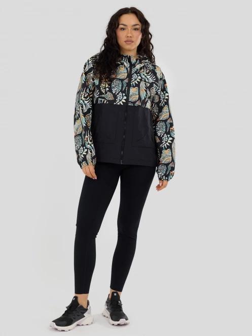 Fundango Cecil Windbreaker Jacket damski wiatrówka czarny 4