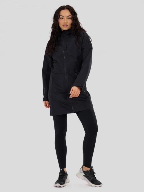 Fundango Yuma Raincoat damski plaszcz przeciwdeszczowy czarny 4