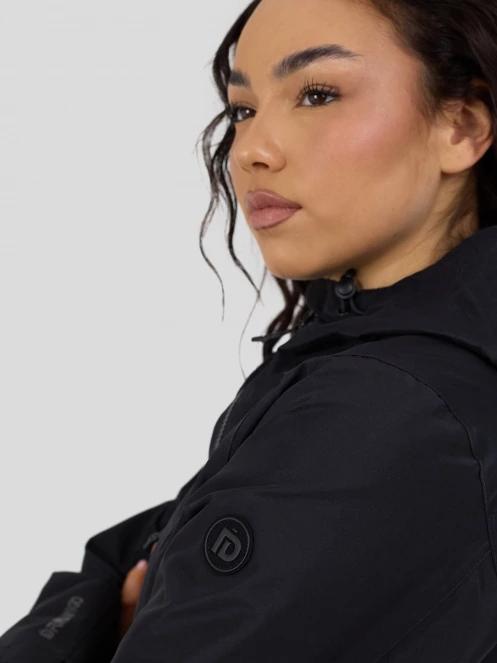 Fundango Yuma Raincoat damski plaszcz przeciwdeszczowy czarny 9