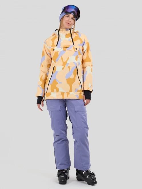 Fundango Fayette ECO Anorak damski kurtka narciarska żółty 4
