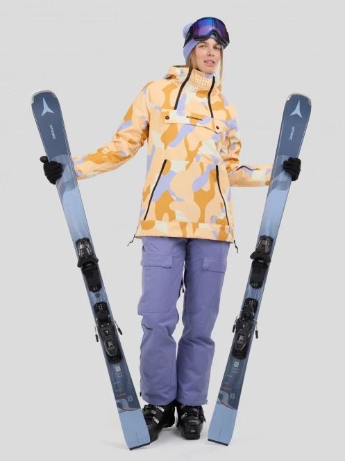 Fundango Fayette ECO Anorak damski kurtka narciarska żółty 5