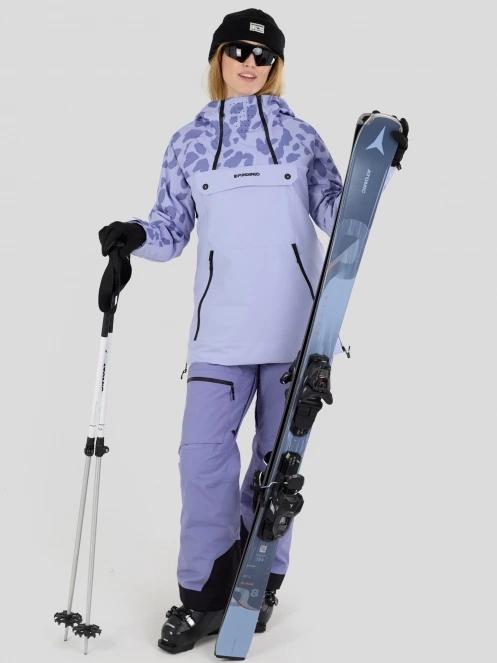 Fundango Fayette ECO Anorak damski kurtka narciarska fiolet 4