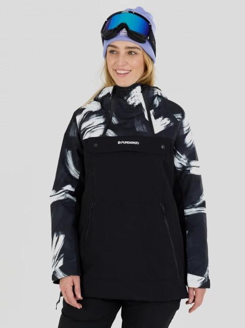 Fundango Fayette ECO Anorak damski kurtka narciarska czarny 2