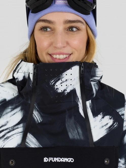 Fundango Fayette ECO Anorak damski kurtka narciarska czarny 8