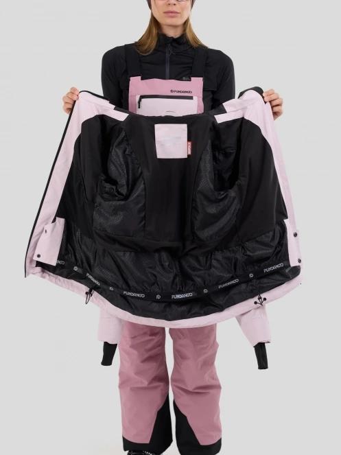Fundango Nankin ECO 3L Jacket damski kurtka przeciwdeszczowa różowy 5