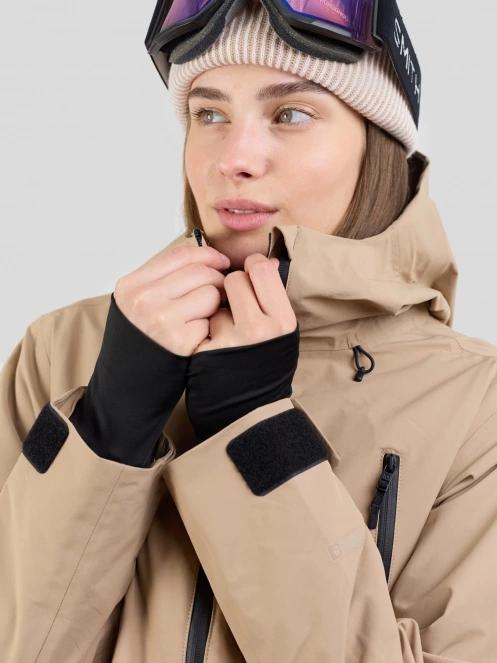 Fundango Nankin ECO 3L Jacket damski kurtka przeciwdeszczowa piasek 7
