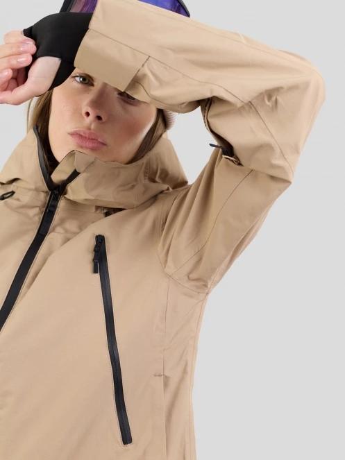 Fundango Nankin ECO 3L Jacket damski kurtka przeciwdeszczowa piasek 9