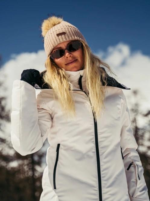 Fundango Moira Padded Jacket damski pikowana kurtka narciarska piasek 11