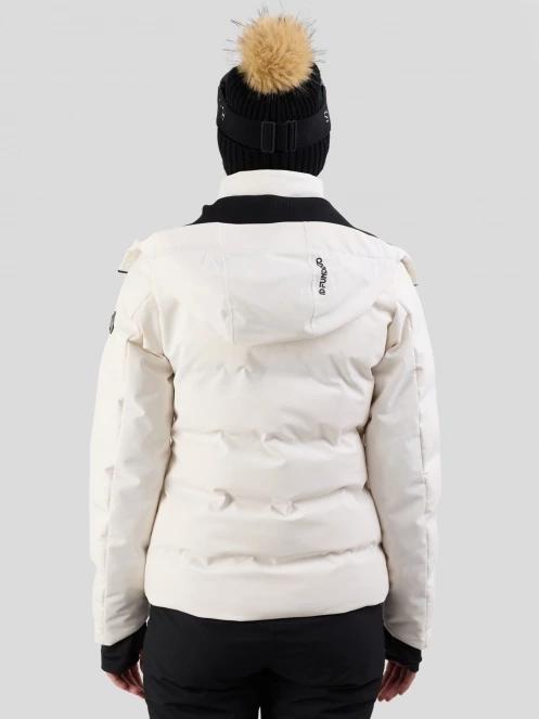 Fundango Moira Padded Jacket damski pikowana kurtka narciarska piasek 3