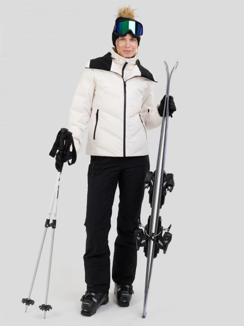 Fundango Moira Padded Jacket damski pikowana kurtka narciarska piasek 4