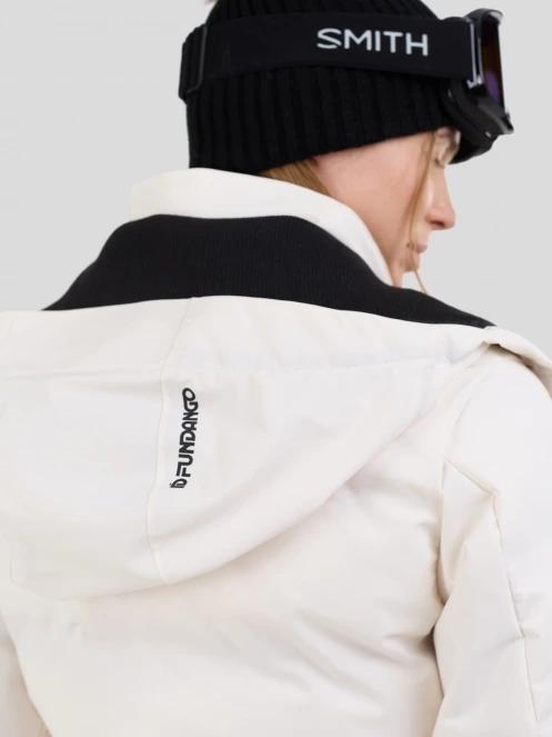 Fundango Moira Padded Jacket damski pikowana kurtka narciarska piasek 10