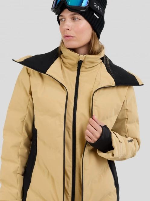 Fundango Moira Padded Jacket damski pikowana kurtka narciarska piasek 10