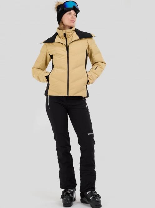 Fundango Moira Padded Jacket damski pikowana kurtka narciarska piasek 6