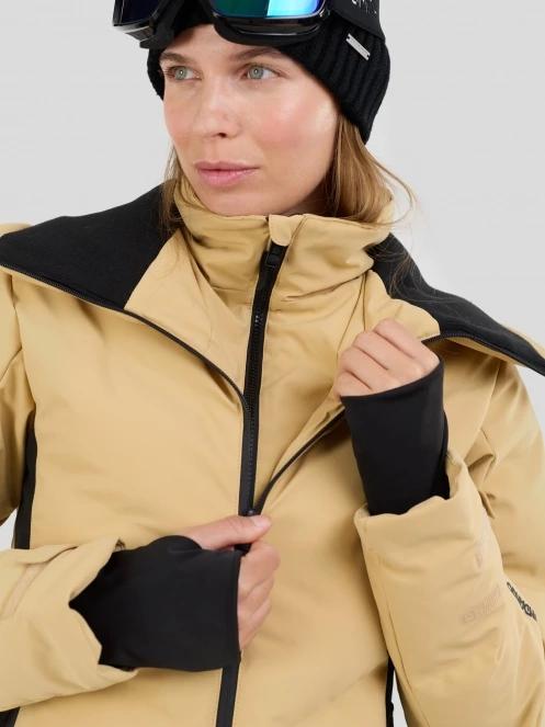 Fundango Moira Padded Jacket damski pikowana kurtka narciarska piasek 8