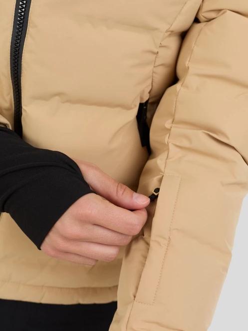 Fundango Rodney Padded Jacket damski pikowana kurtka narciarska piasek 7