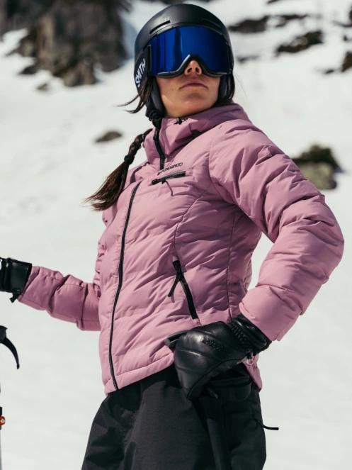 Fundango Rodney Padded Jacket damski pikowana kurtka narciarska różowy 11