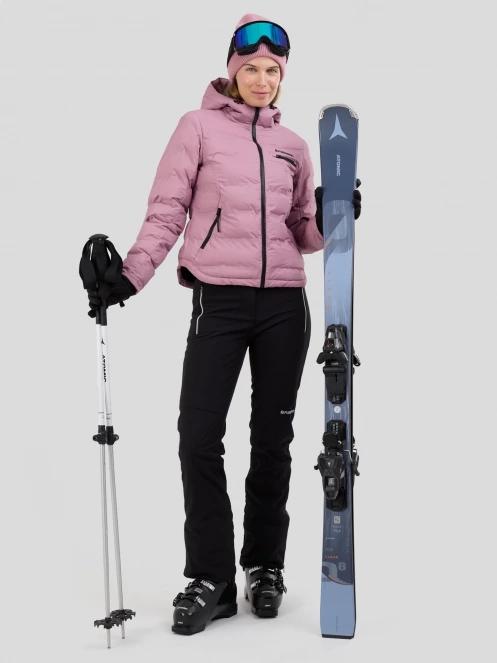 Fundango Rodney Padded Jacket damski pikowana kurtka narciarska różowy 4