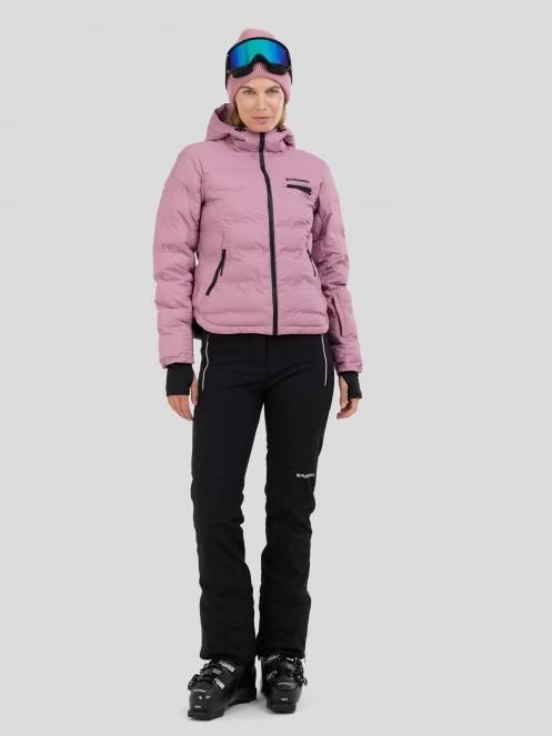 Fundango Rodney Padded Jacket damski pikowana kurtka narciarska różowy 5