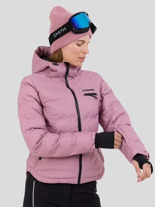 Fundango Rodney Padded Jacket damski pikowana kurtka narciarska różowy 6