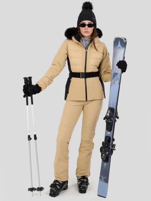Fundango Galena Pants damski spodnie narciarskie piasek 4
