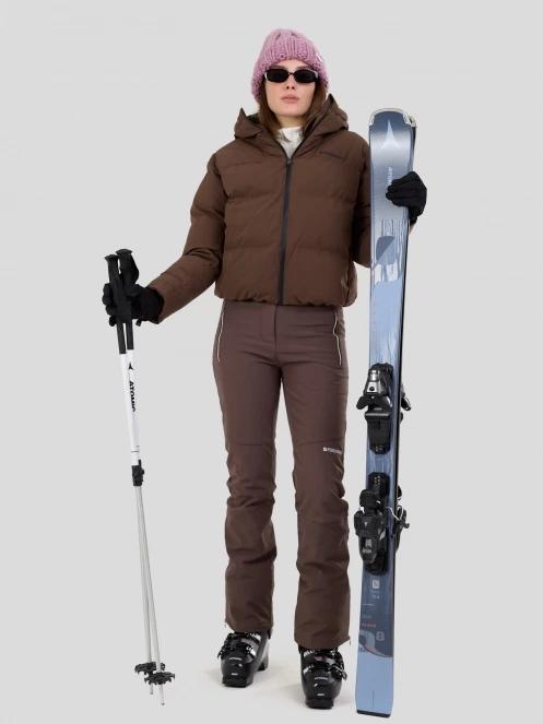 Fundango Galena Pants damski spodnie narciarskie brąz 5