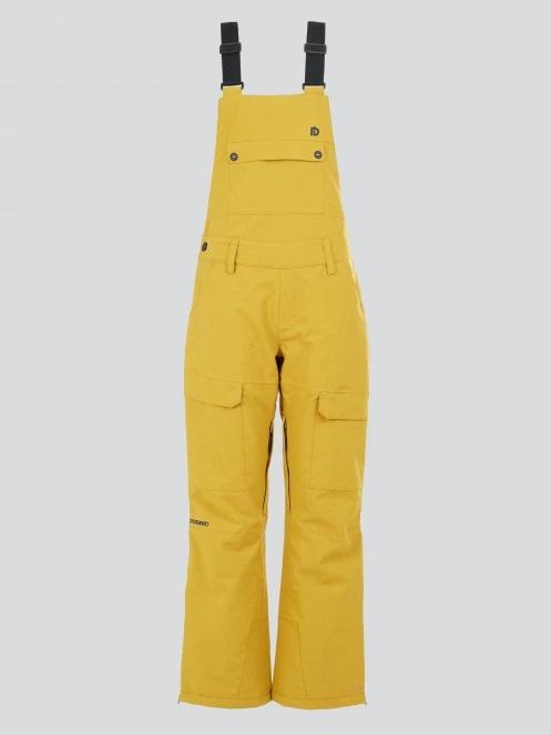 Fundango Sakura ECO Bib Pants damski spodnie narciarskie żółty 3