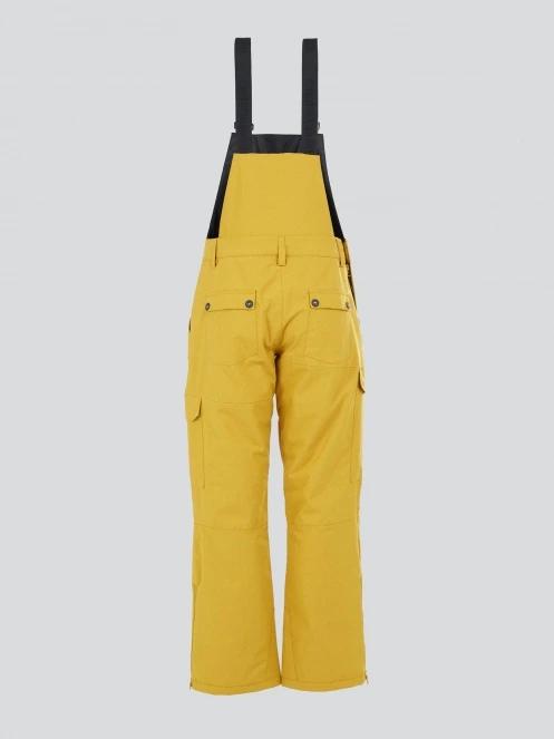 Fundango Sakura ECO Bib Pants damski spodnie narciarskie żółty 4