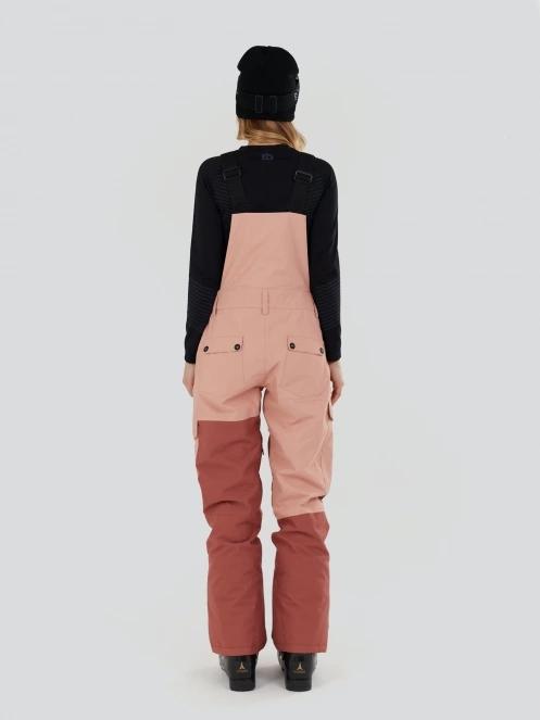 Fundango Sakura ECO Bib Pants damski spodnie narciarskie różowy 4
