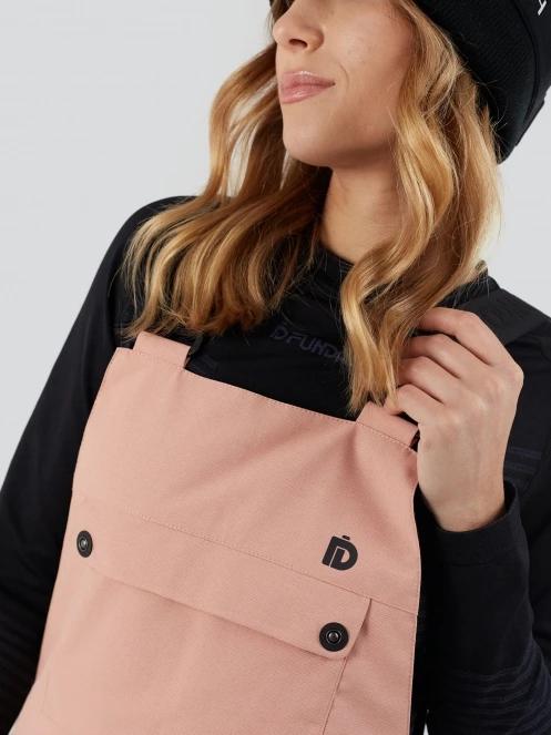 Fundango Sakura ECO Bib Pants damski spodnie narciarskie różowy 7
