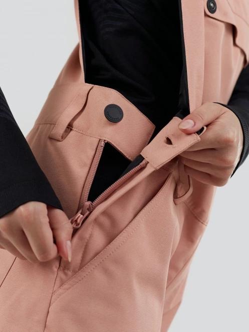 Fundango Sakura ECO Bib Pants damski spodnie narciarskie różowy 11