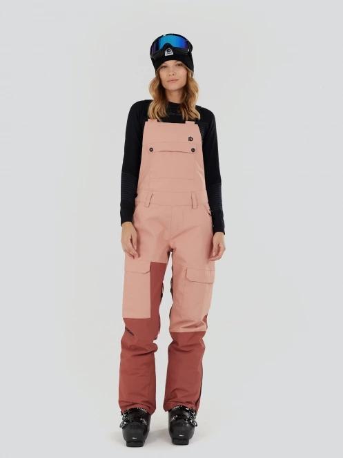 Fundango Sakura ECO Bib Pants damski spodnie narciarskie różowy 2
