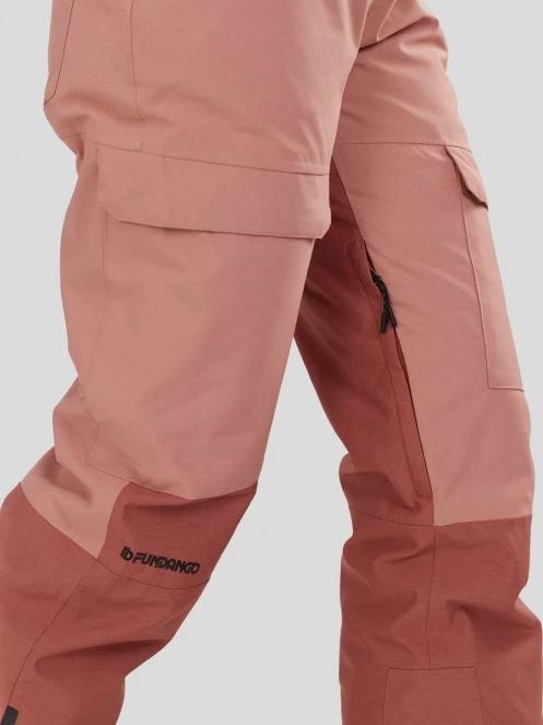 Fundango Sakura ECO Bib Pants damski spodnie narciarskie różowy 8