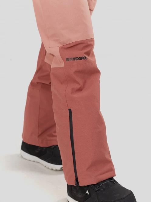 Fundango Sakura ECO Bib Pants damski spodnie narciarskie różowy 9