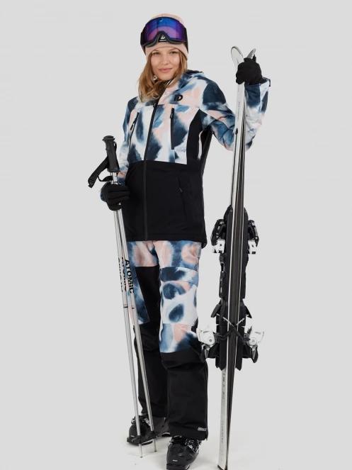 Fundango Sakura ECO Bib Pants damski spodnie narciarskie ciemnoniebieski 4