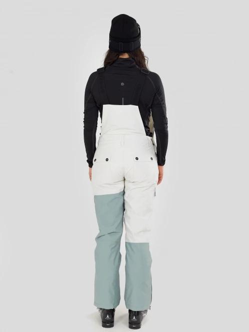 Fundango Sakura ECO Bib Pants damski spodnie narciarskie zielony 3