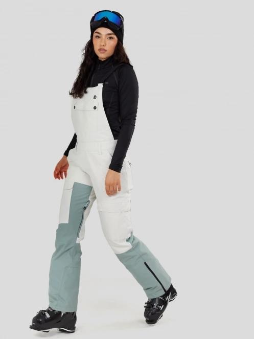 Fundango Sakura ECO Bib Pants damski spodnie narciarskie zielony 5