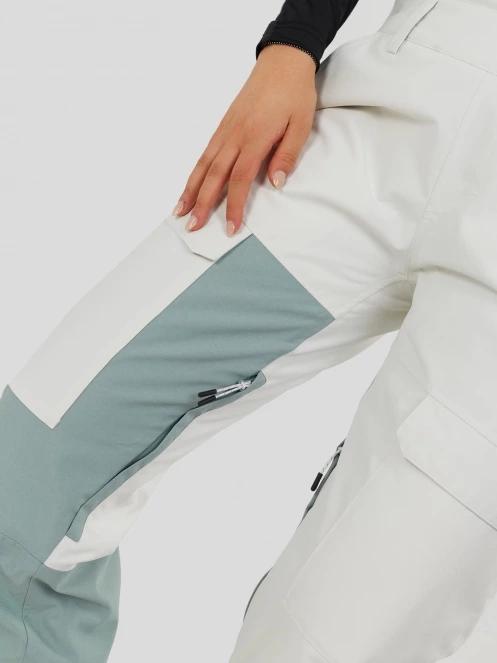 Fundango Sakura ECO Bib Pants damski spodnie narciarskie zielony 9