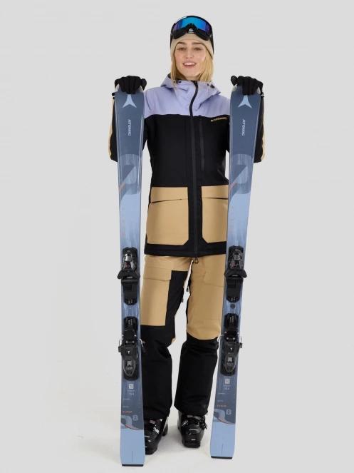Fundango Sakura ECO Bib Pants damski spodnie narciarskie piasek 4